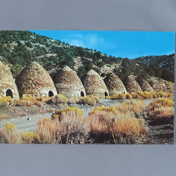 Vintage Postcard - Charcoal Kilns Wildrose Canyon Death Valley - Dexter Press - Picture 1 of 4